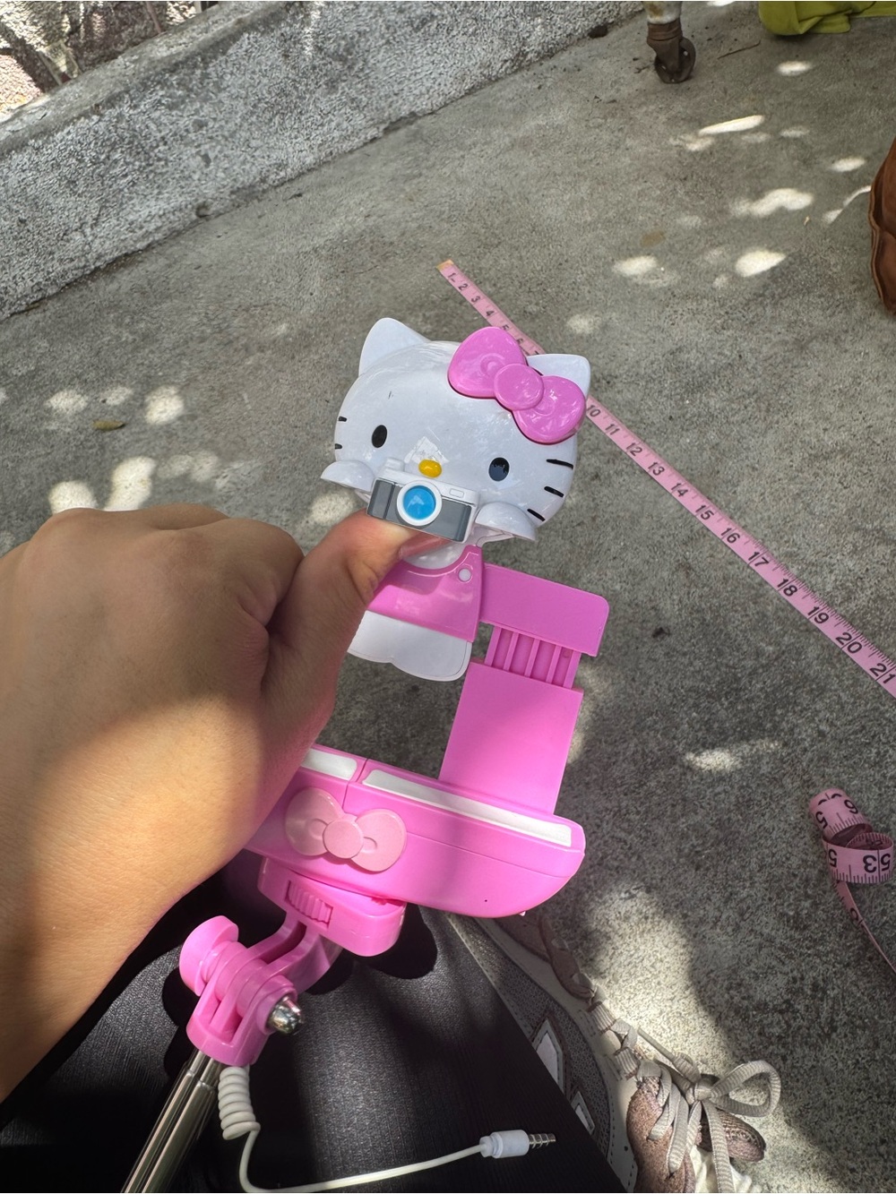 Hello Kitty Pink and White Adjustable Phone Stand